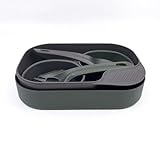 Wildo Wildo CAMP-A-BOX DUO Outdoor Army Geschirr Besteck Überleben Camping Set Olive Green/Dark Grey One Size