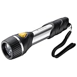 VARTA Taschenlampe mit 9 LEDs inkl. 2x AA Batterien, Day Light Multi LED F20 Leuchte, Taschenleuchte mit Anhänger, Lampe ideal für Haushalt, Angeln, Garage, Notfall, Stromausfall, Outdoor