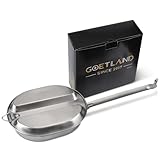 Goetland 304 Edelstahl Campingpfanne Essgeschirr US-Militärstil Kochgeschirr Camping Geschirr Campinggeschirr 2 Teilig