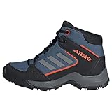 adidas Terrex Hyperhiker Mid Hiking Shoes Sneaker, Wonder Steel/Grey Three/Impact orange, 35 EU