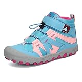 Mishansha Mädchen Wanderschuhe Bequem Atmungsaktiv Trekkingschuhe Unisex-Kinder Turnschuhe Outdoor Sport Wanderstiefel Türkis 29 EU