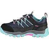 CMP Kids Rigel Low Trekking Shoes Wp Unisex Kinder Trekking-Schuhe, Blau Hellblau B Blue Acqua, 36 EU