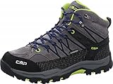CMP Unisex Kinder Kids Rigel Mid Shoe Wp Trekking Wanderschuhe, Graffite Marine, 39 EU
