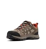 Columbia Redmond III WP wasserdichte Wanderschuhe für Herren, Braun (Pebble x Dark Sienna), 45 EU