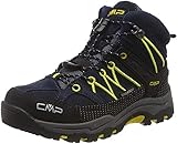 CMP Unisex Kinder Kids Rigel Mid Shoe Wp Trekking Wanderstiefel, B Blue Zafferano, 36 EU